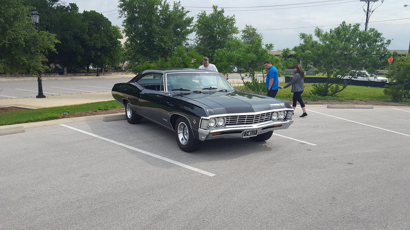 This Impala had near flawless black paint.